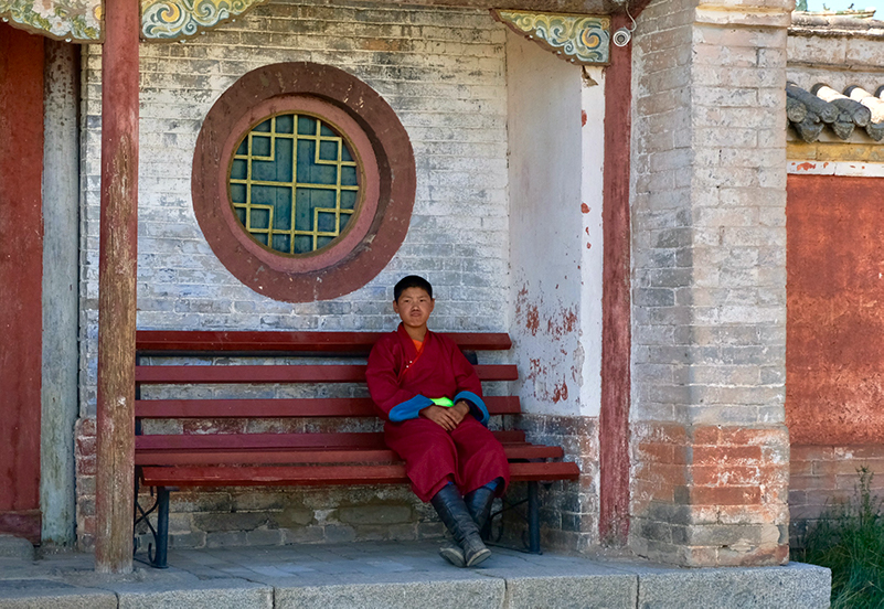 Erdenezuu monastery monk